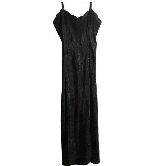 Victoria's Secret Other - Vintage Victoria’s Secret Long Black Nightgown Slip Dress large